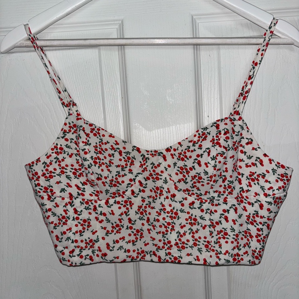 Floral Print Women's Top
